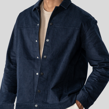 Men's Cord Jacket Navy