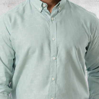 Men's Casual Shirt Seafoam Green