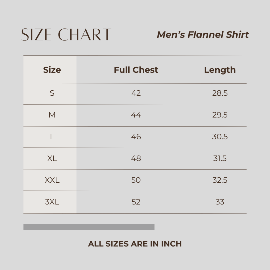 Men's Flannel Shirt Onion