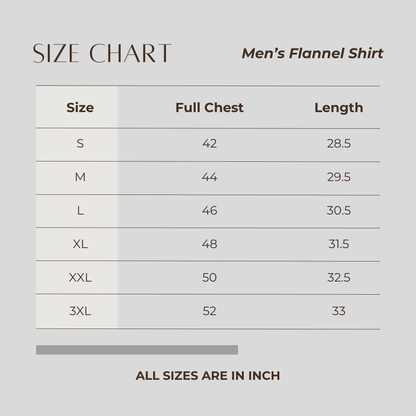 Men's Flannel Shirt Onion