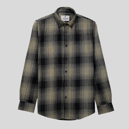 Men's Flannel Shirt Olive