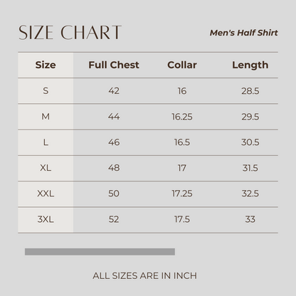 Men's Half Shirt Green