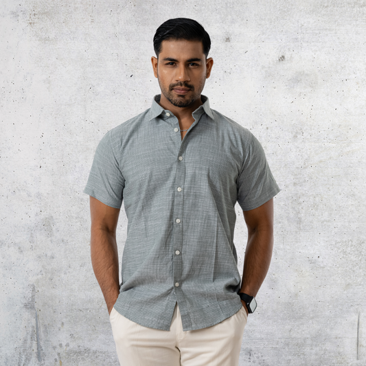 Men's Half Shirt Green