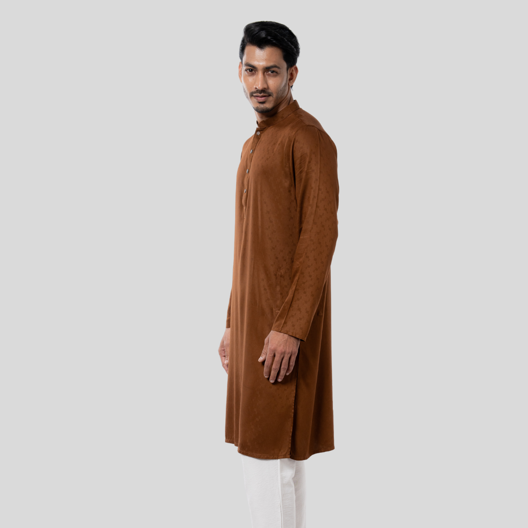 Men's Classic ST Panjabi Chestnut Brown