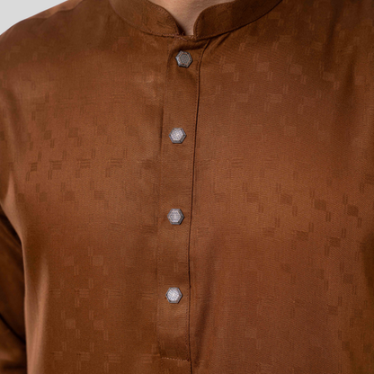 Men's Classic ST Panjabi Chestnut Brown
