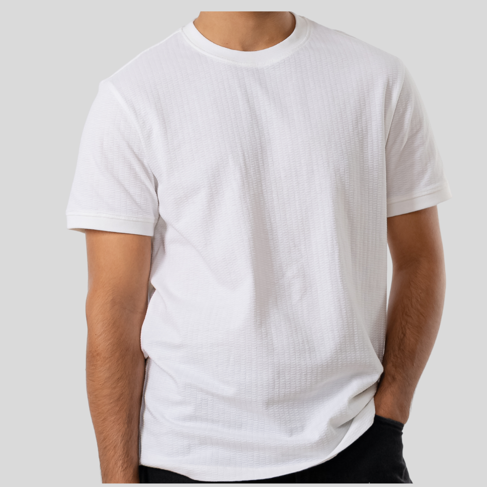 Men's Designer Tee Bright White