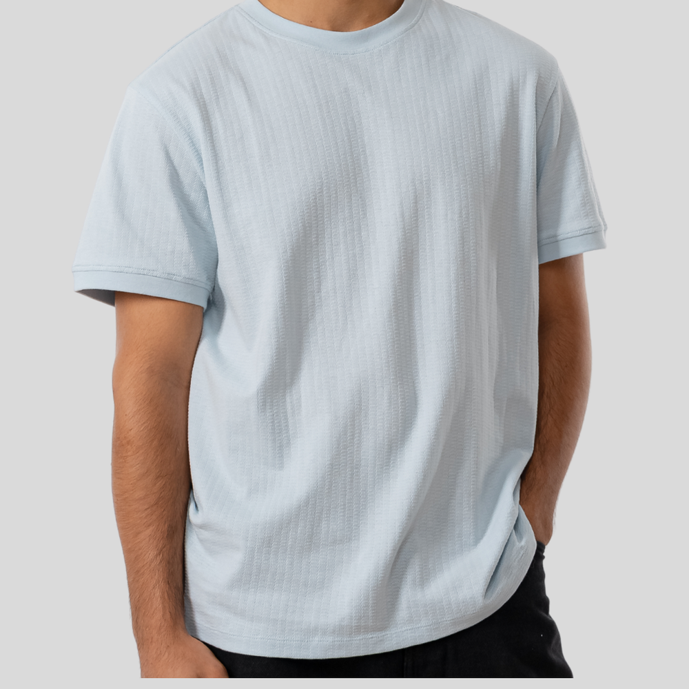 Men's Designer Tee Baby Blue