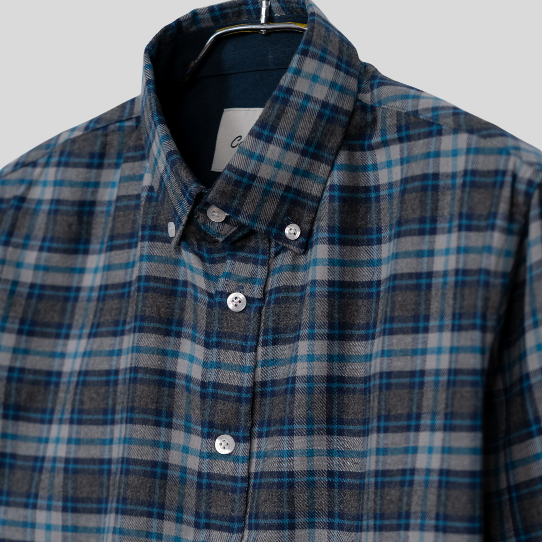 Men's Flannel Shirt Ash