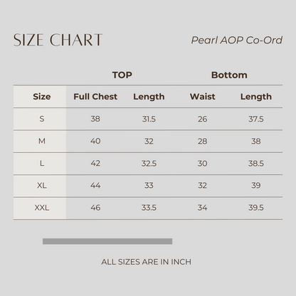 Women's Pearl AOP Co-Ord Black