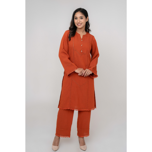 Popcorn Cut & Sew 02 Co-Ord Amber