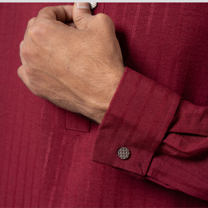 Premium Fancy Panjabi Maroon