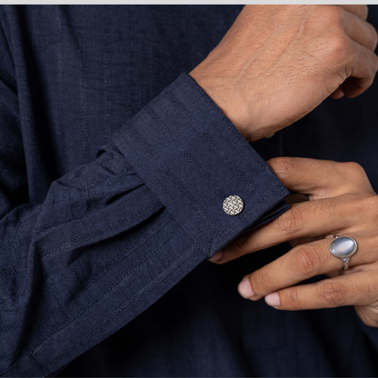 Premium Fancy Panjabi Navy