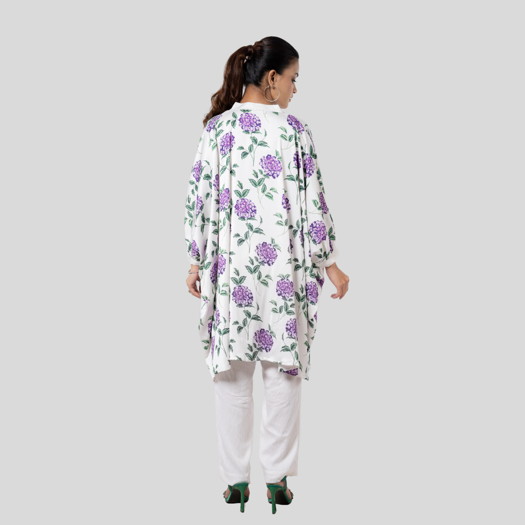 Printed AOP Kaftan Lilac