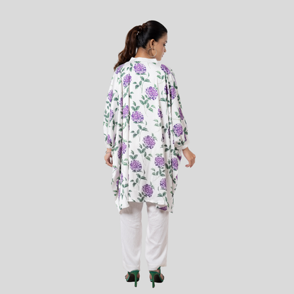 Printed AOP Kaftan Lilac
