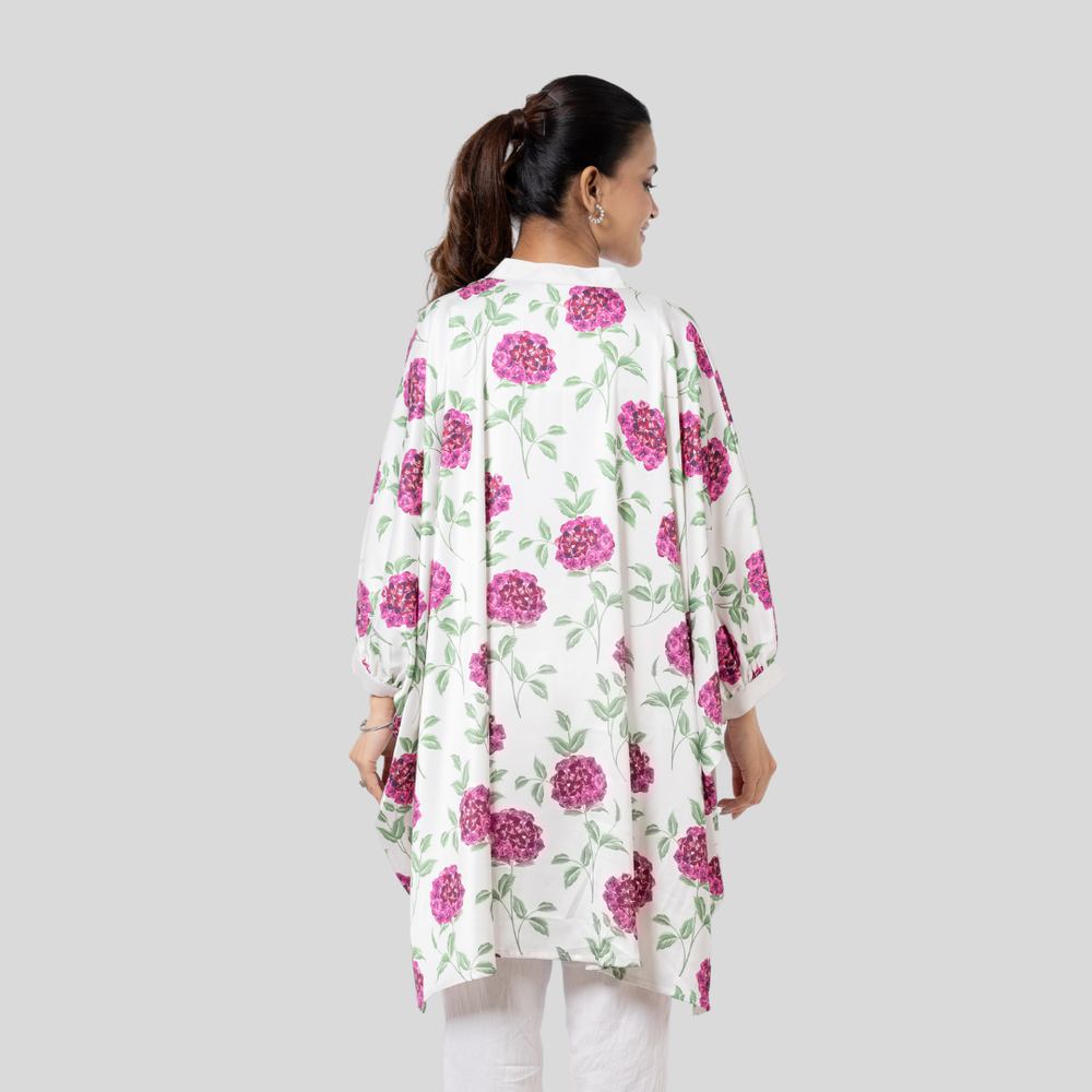Printed AOP Kaftan Pink