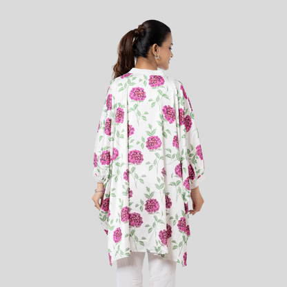 Printed AOP Kaftan Pink