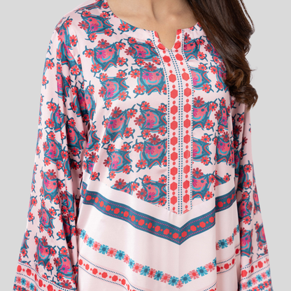 Printed Kurti Pink