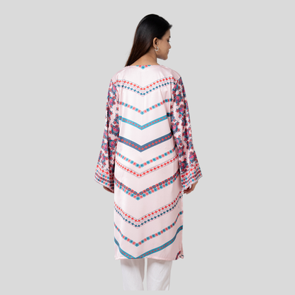 Printed Kurti Pink