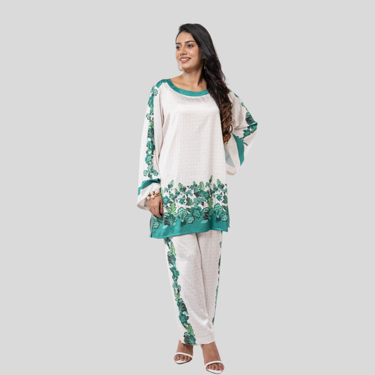 Sub Printed Co-Ord Green