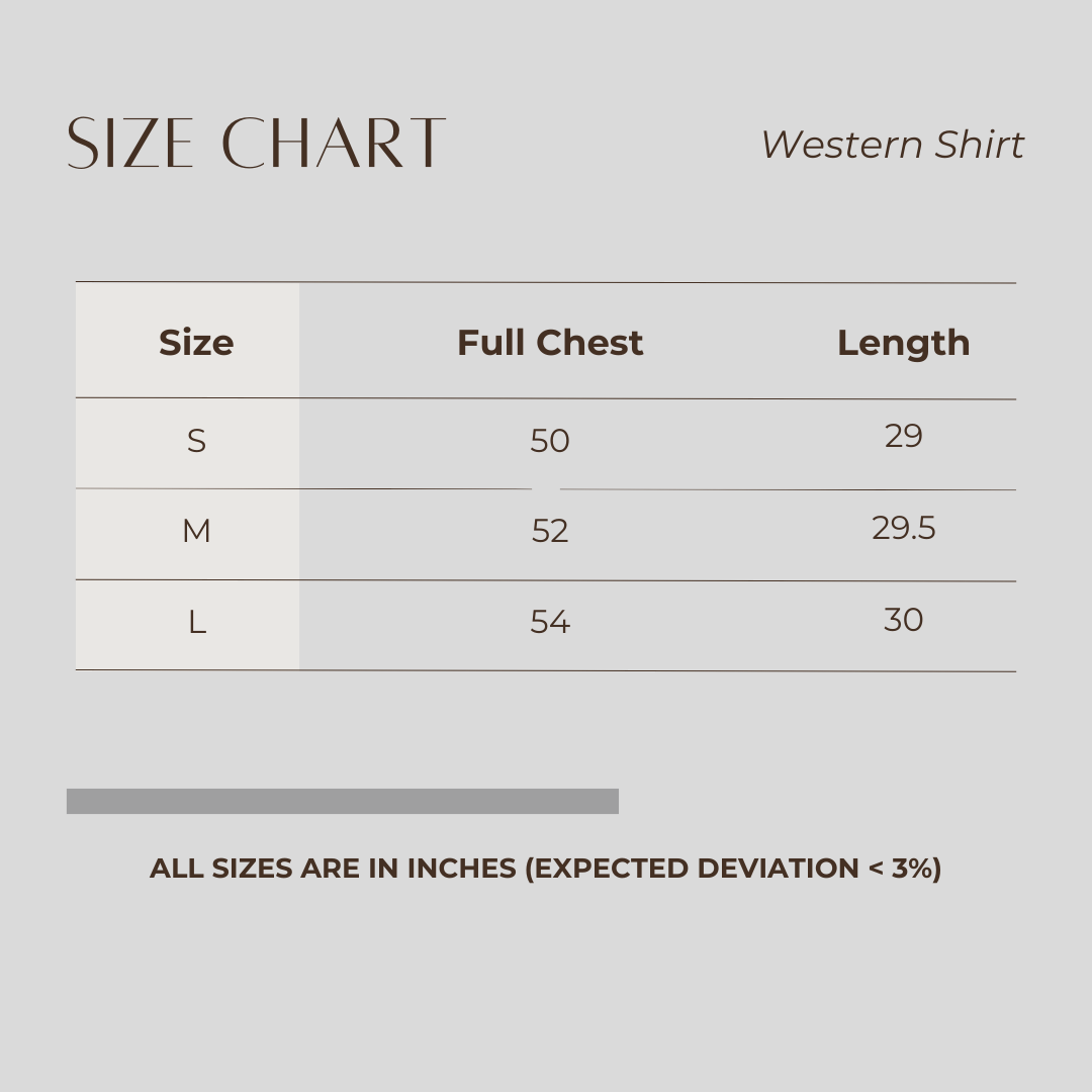 Western Shirt White & Green