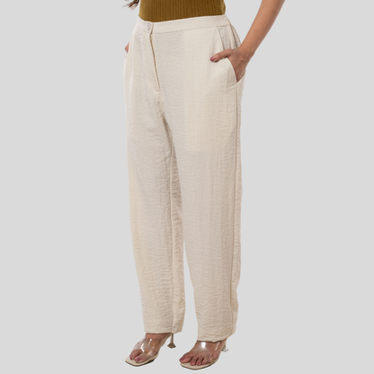 Women's Cigarette Pant Off White