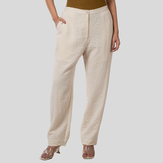 Women's Cigarette Pant Off White
