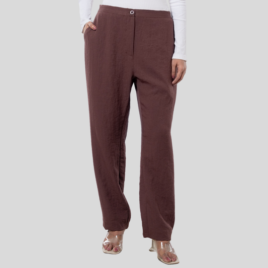 Women's Cigarette Pant Coffee