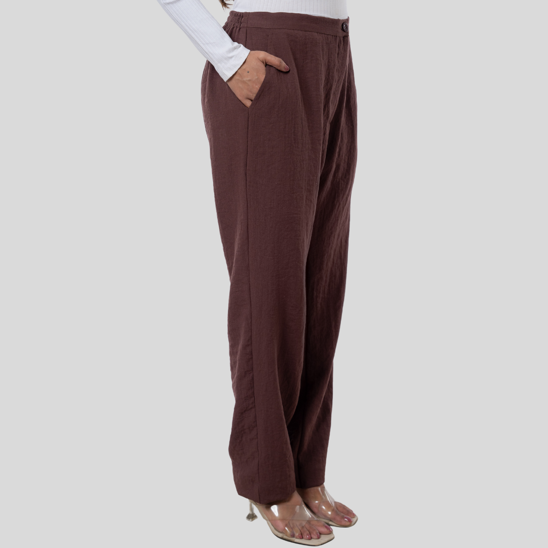 Women's Cigarette Pant Coffee