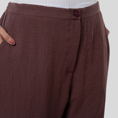 Women's Cigarette Pant Coffee