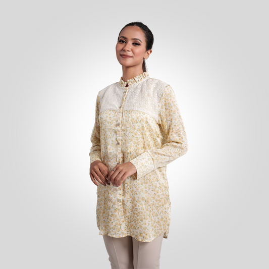 Women's Fancy Shirt Golden