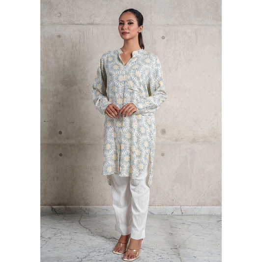 Women's Long Shirt (AOP L-8)