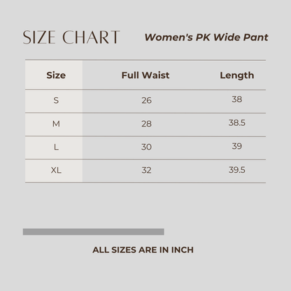 Women's PK Wide Pant Black