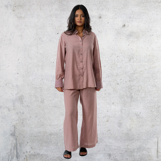 Women's Silk Crepe Co-Ord Onion