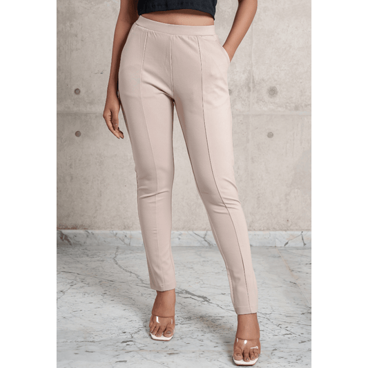 Women's Jeggings Pant (Beige)