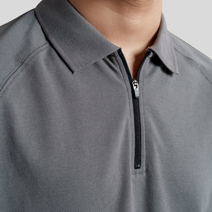 Men's Zip Polo Quite Shade