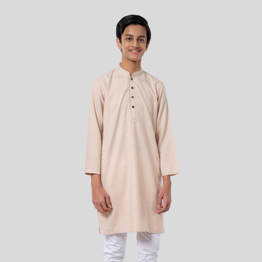Boy's EMB Remi Panjabi Beige