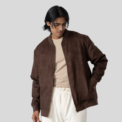 Men's Bomber Jacket Chocolate