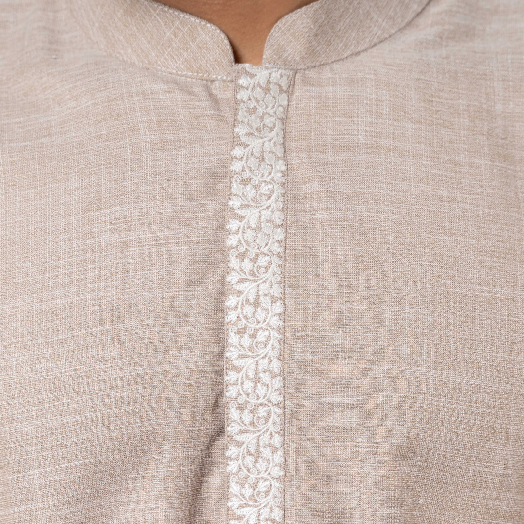 Boy's EMB Remi Panjabi Dark Beige