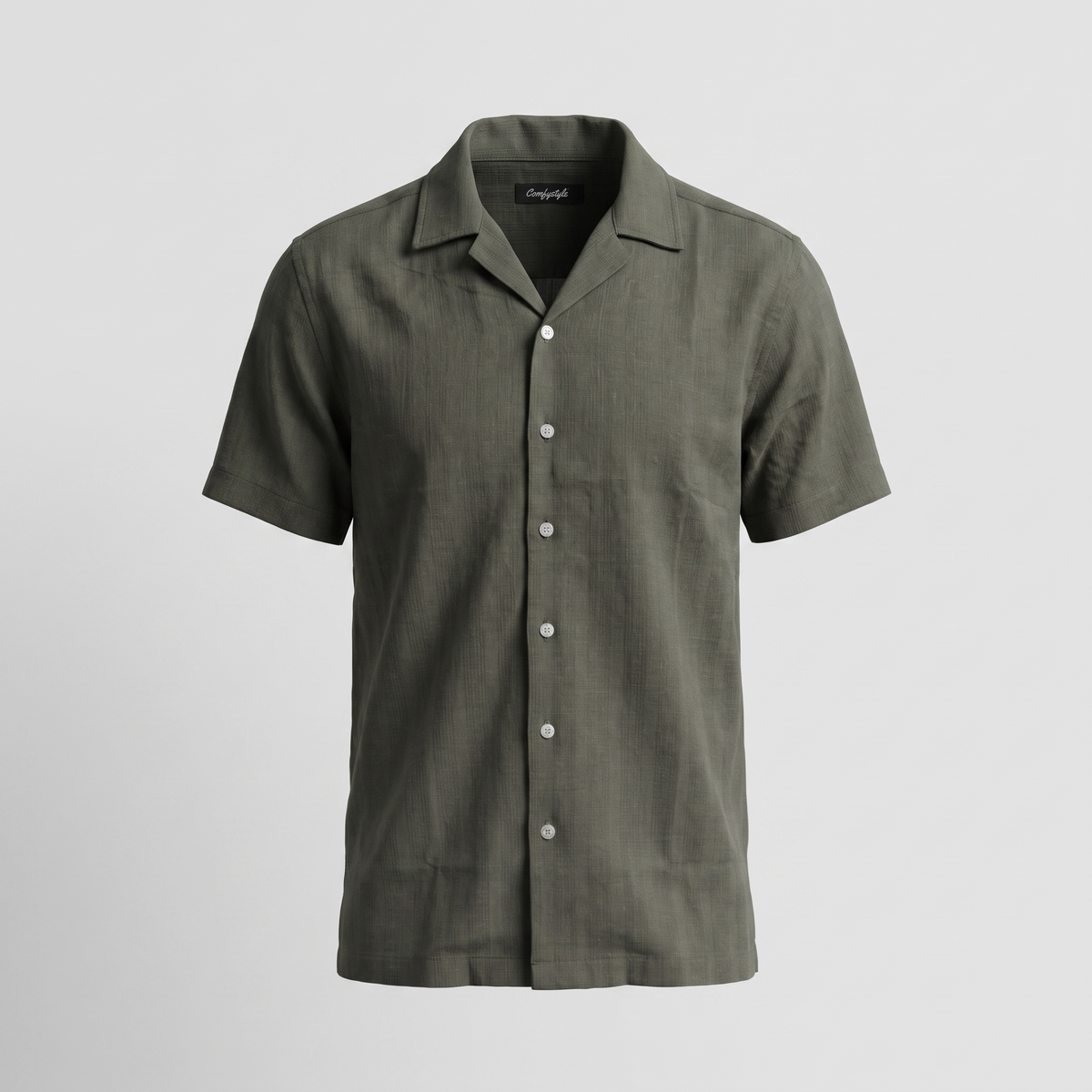 Cuban Shirt E-27MCS015 Olive