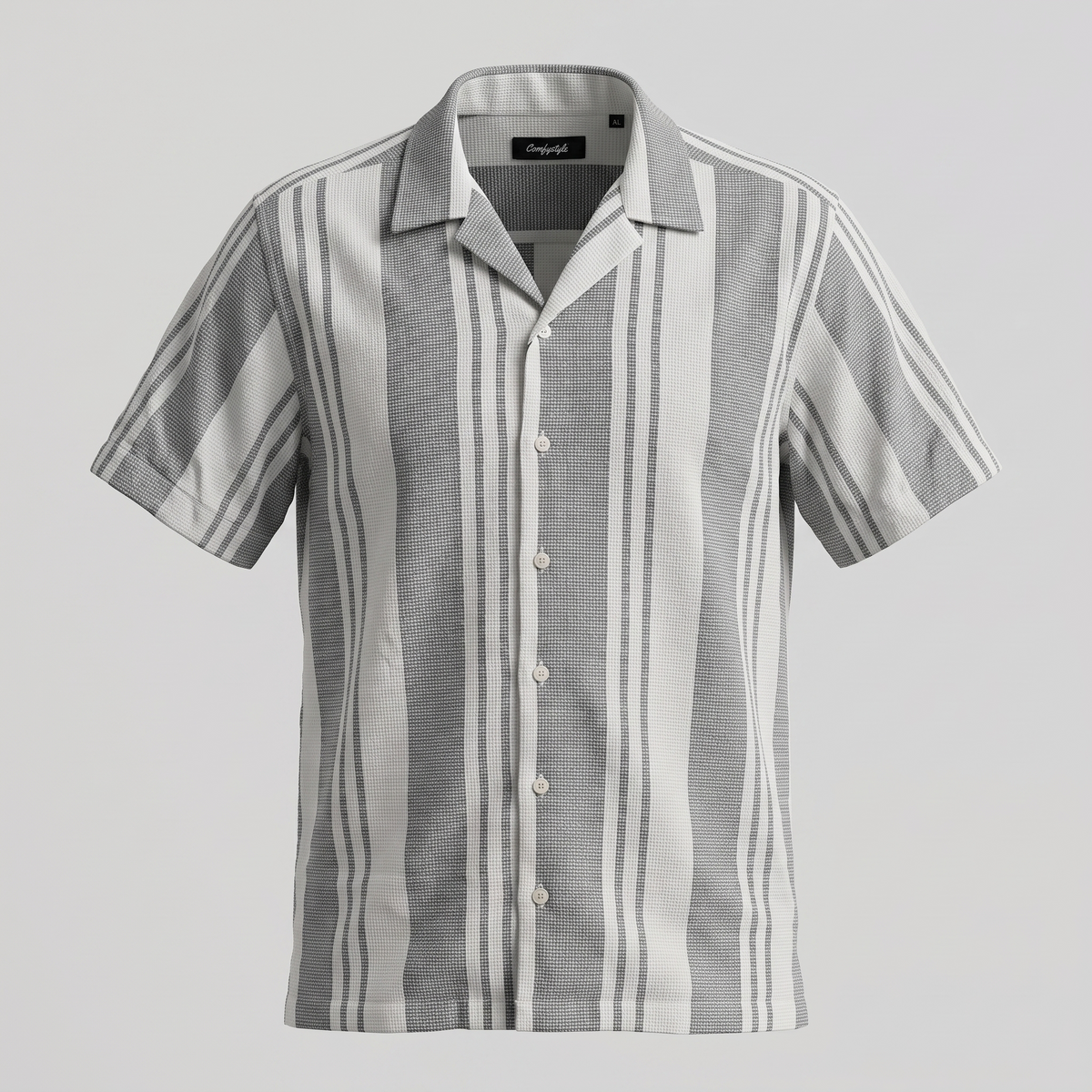 Cuban Shirt E-27MCS015 W & Ash STP