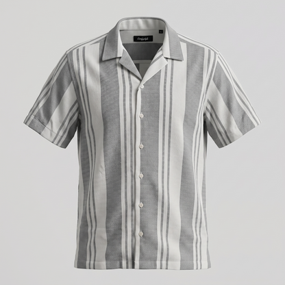 Cuban Shirt E-27MCS015 W & Ash STP