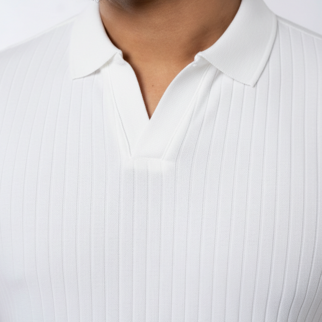 Premium VYN Polo Bright White