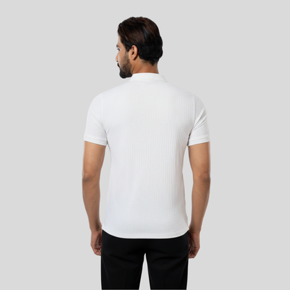 Premium VYN Polo Bright White
