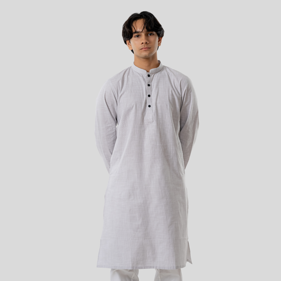 Men's Remi Cotton Panjabi (Ash)