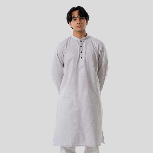 Men's Remi Cotton Panjabi (Ash)