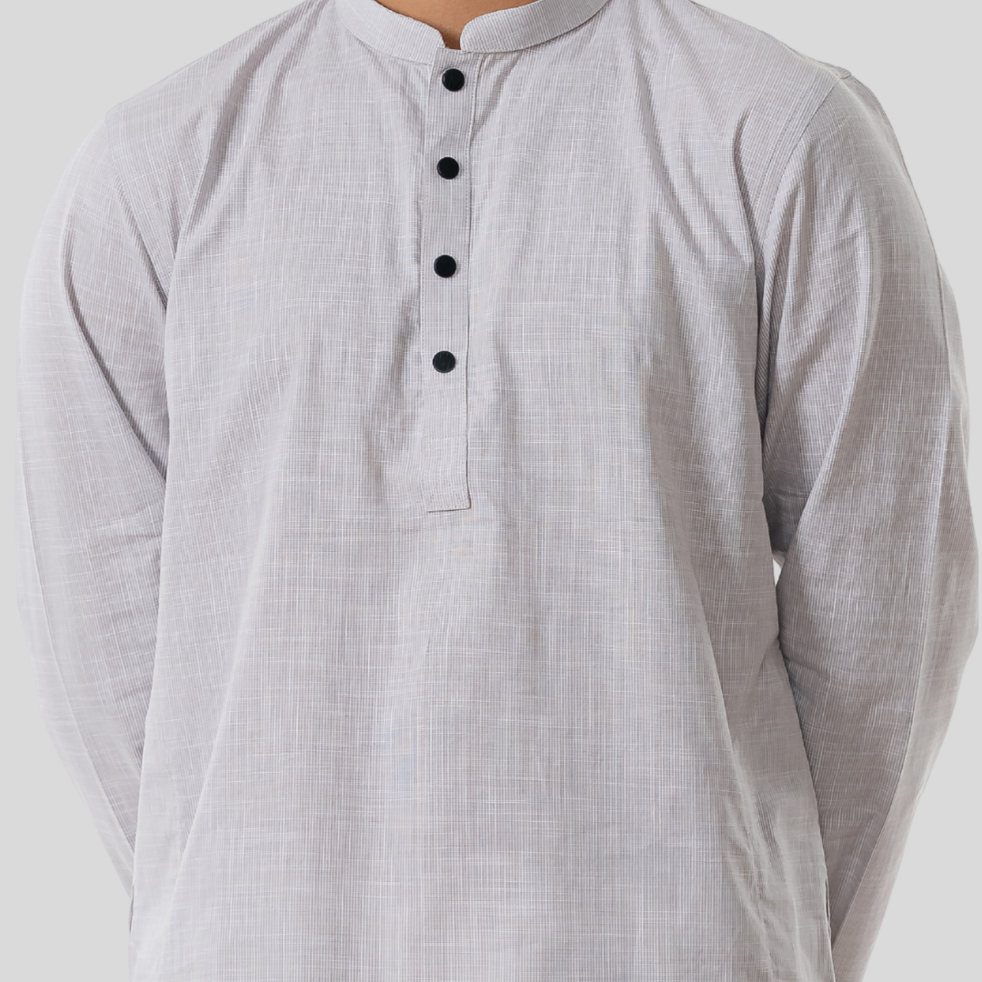 Men's Remi Cotton Panjabi (Ash)